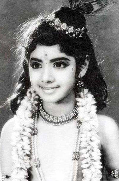 Childhood Pic of Sridevi