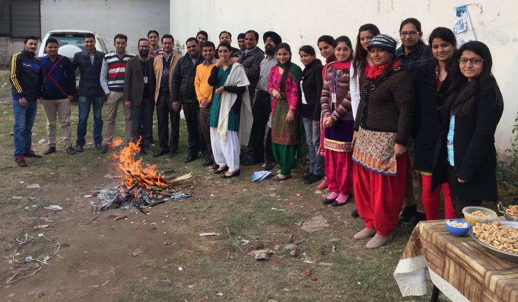 KVRians at Lohri Bonfire