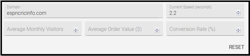 Impact Calculator Example