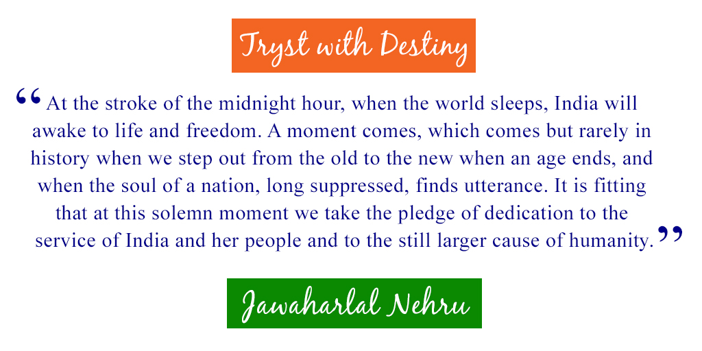 Jawahar Lal Nehru Quote