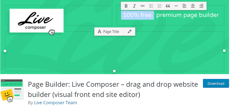 Live Composer Plugin for WordPress