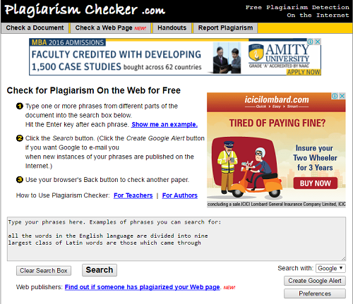 Plagiarism Checker Tool