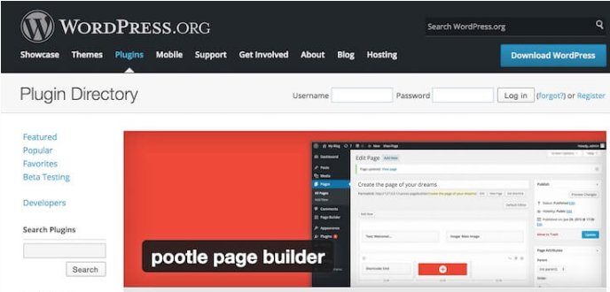 Pootle Page Builder for WordPress