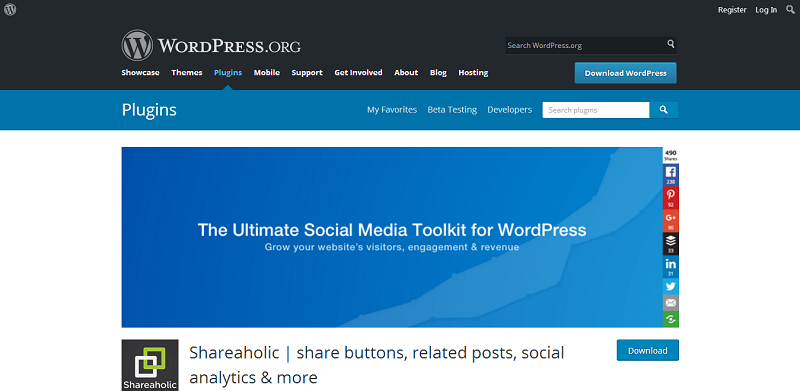 Shareaholic WordPress Plugin